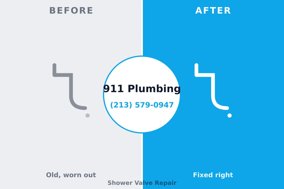 Before and after: plumbing company Bristol, FL